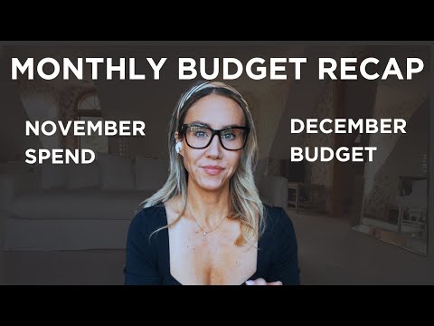 What I Spent in November | Paying Off Bills | December Monthly Budget