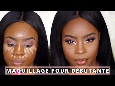 MAKEUP SIMPLE PEAU NOIRE | Soft glam look | Brown Skin