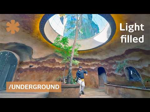 He built underground maze of light-filled earth homes in CA Sierras