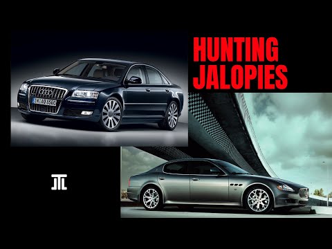 Hunting Jalopies in 2025: D3 Audi A8L W12 & M139 Maserati Quattroporte S