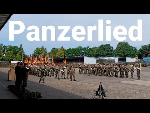 The German Army reflects on traditions: Panzerlied live at the 1st Panzer Division (Tank Song)