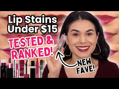 I Tried 6 of the Most Popular Affordable Lip Stains on my DRY LIPS