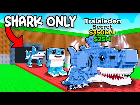 $0 To $1 Trillion Using SHARK ONLY Brainrots!