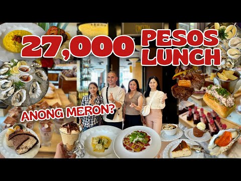 27,000 PESOS LUNCH SA SOLAIRE!!!