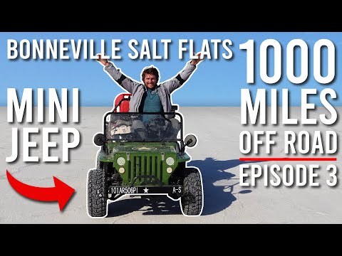 Will the mini jeep make it to Moab? Ep3: Bombs, Salt, Trouble.