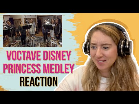 First time Voctave Reaction!! Voice Teacher Reacts to Voctave Disney Princess Medley