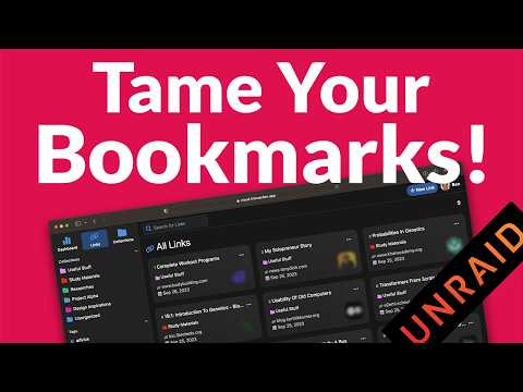 Your Bookmark Chaos Ends NOW! Linkwarden + Unraid Setup