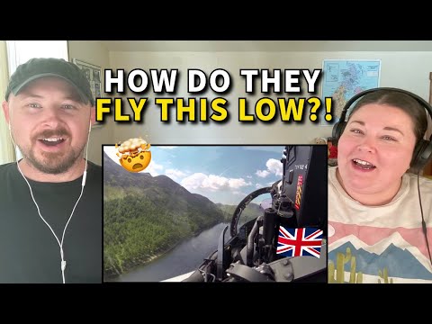 Americans React: RAF Typhoon POV | FLYING Through the Mach Loop!