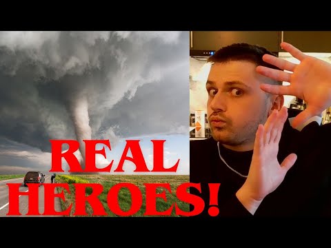European Reacts to HEROIC Storm Chaser Saving a Family!