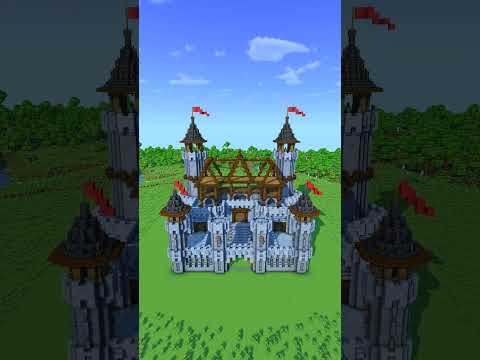 Minecraft Starter Medieval Castle Build  #minecraft #minecraftbuilding