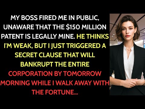 My Petty Boss Fired Me Without Knowing I Was The Brain Behind The Company’s $150 Million Patent...