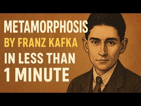 Metamorphosis by Franz Kafka explained in 1 minute.