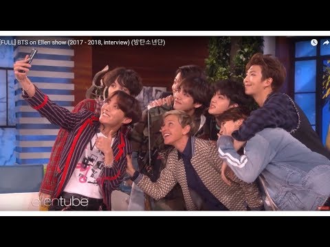 BTS on Ellen show Full (2017 - 2018). Are you an Army?