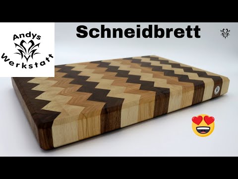 Schneidebrett selber machen / Nussbaum, Kirsche, Weißbuche 😍