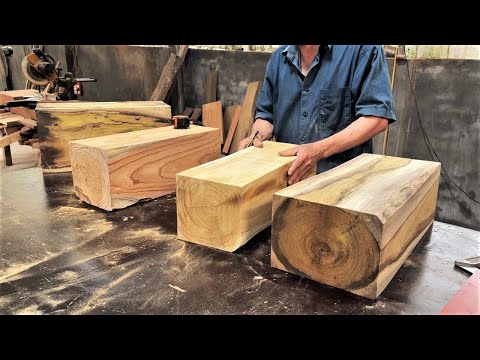 Furniture Products Are Made From Tree Trunks // Easily Share steps Make Sofa At Low Cost