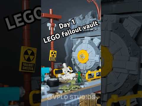 Day 1 of showing you my LEGO fallout vault ☢️ #fallout #lego