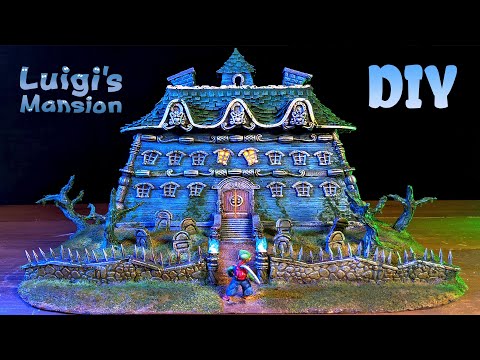 👻 I made a tiny LUIGI'S MANSION  (ft. music by Qumu)