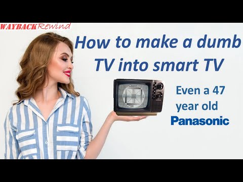 How to Connect Any TV to the Internet - Dumb TV to Smart TV