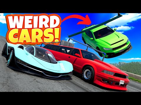 The WEIRDEST Car Race You’ll Ever See in BeamNG Drive Mods!