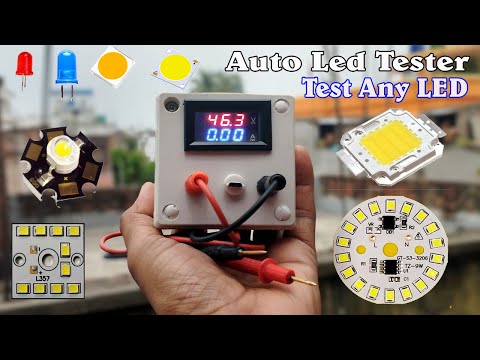 How TO Make AUTO Volt Led Tester Using 3.7V Battery | Any LED Tester
