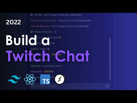 Build a Twitch Chat Clone with React, Typescript, TailwindCSS and Socket.io