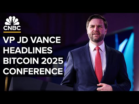 Vice President JD Vance delivers a keynote address at the Bitcoin 2025 conference — 5/28/2025
