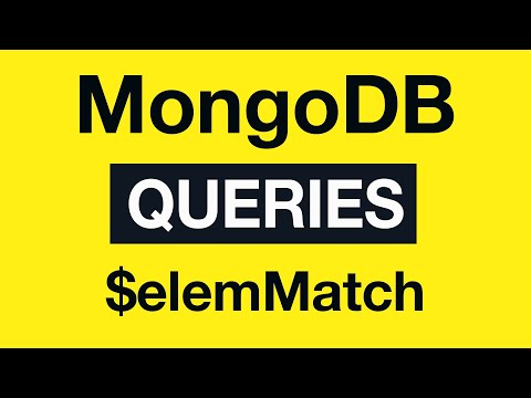 14 MongoDB Queries - $elemMatch operator