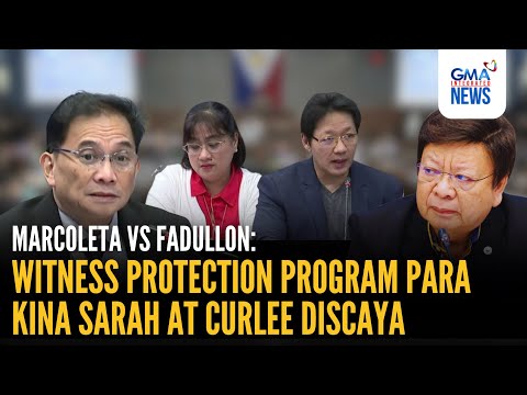 Marcoleta, Fadullon, nagtalo tungkol sa pagbibigay proteksyon sa mga Discaya | GMA Integrated News