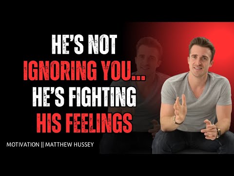 He’s Not Ignoring You… He’s Fighting His Feelings💎 He’s Not Ignoring You… He’s Fighting His Feelings