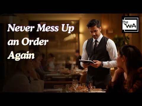 How to Take the Food Order FAST & ACCURATELY | Restaurant Waiter Training