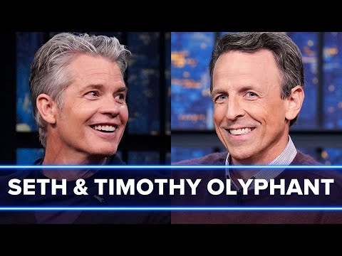 Timothy Olyphant Confronts Seth, Sets Late Night Record & Lost a Popularity Contest to His Daughter