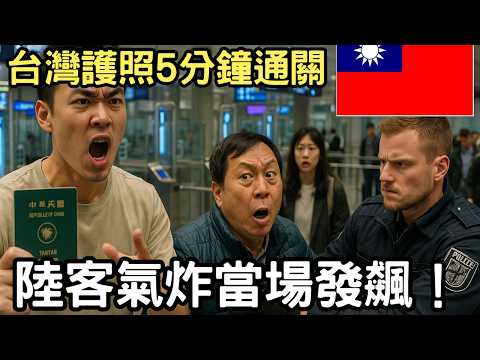 "How can a Taiwanese passport pass through customs in seconds?!" Shocking scene at German airport!