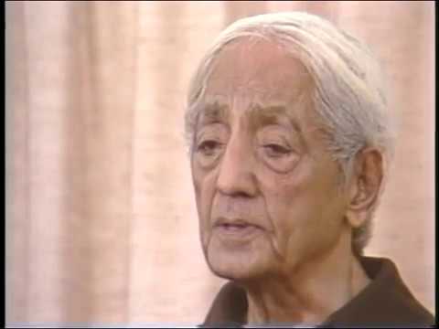 On jealousy, mistrust and isolation | J. Krishnamurti