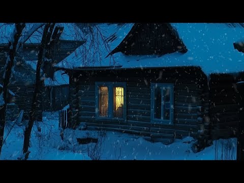 Calming Snowstorm & Gentle Winter Wind Sounds 🌬️ Perfect White Noise for Sleep, Focus & Mindfulness