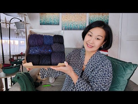 Закончила кардиган из пуха яка. Вязаный декор для интерьера и ближайшие вязальные планы