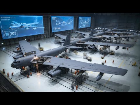 How the WINGS of Boeing's MASSIVE B-52 Stratofortress Are Made