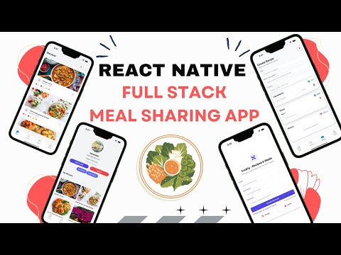 🔴 Let's Build a Full Stack Meal Sharing App with REACT NATIVE (MERN)
