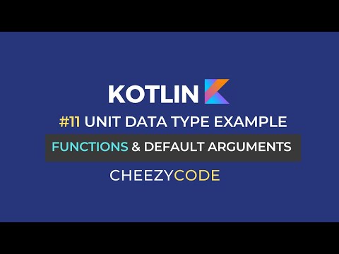 Kotlin Functions & Default Arguments Tutorial | CheezyCode #11