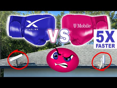 T-Mobile vs Starlink: 5X Faster Internet at 1/3 The Price