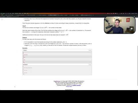 Codeforces Educational Round 149 Screencast and Solutions