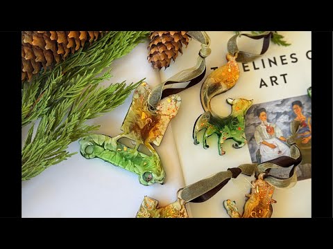 Наталья Рюмина  в прямом эфире! Елочные игрушки эпоксидная смола !