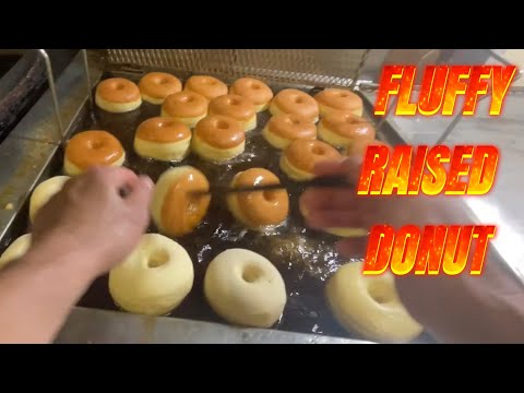 NEW!  How Raised Donut are Made (donut shop)