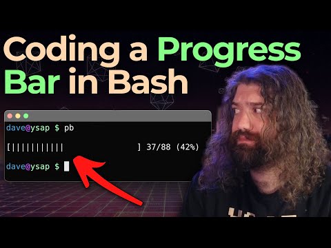 Creating an Animated Progress Bar from scratch in Bash to batch-process files!