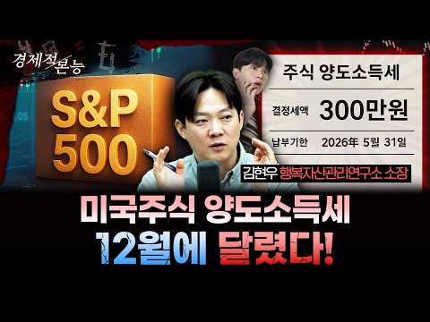 미국 주식 세금 줄이는 방법! 양도소득세 폭탄 맞기 싫으면 이렇게 하셔야 합니다ㅣ김현우 행복자산관리연구소 [경제적본능]