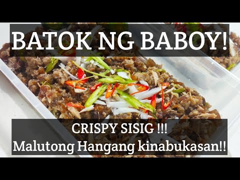 BATOK NG BABOY!! Crispy Sisig Step by step Pangnegosyo