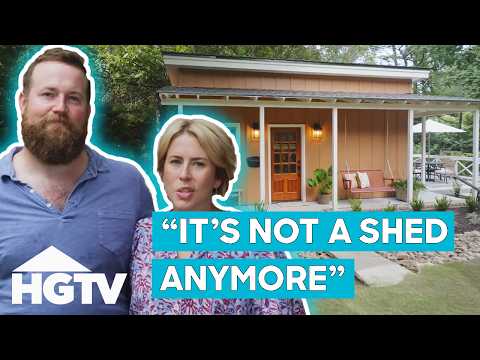 Ben And Erin Transform Unused “Shed” Into A Charming Guest House | Home Town