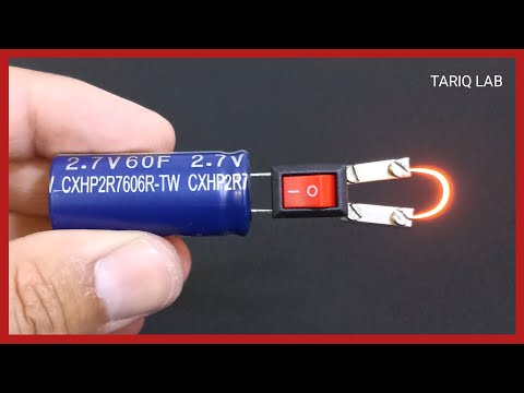 How to make electric lighter using super capacitor