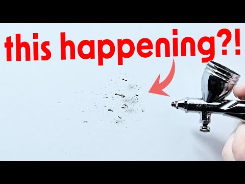 ELIMINATE AIRBRUSH spitting with this ESSENTIAL TIP!