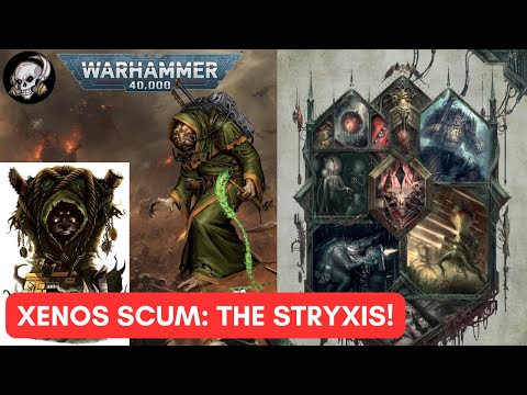 WARHAMMER 40000 LORE - RARE XENOS - THE STRYXIS