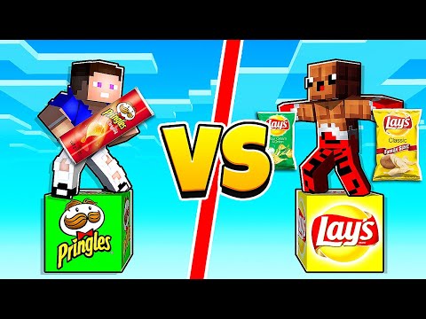 МЕГА БИТВА: LAY'S ЛАКИ БЛОК vs ПРИНГЛС ЛАКИБЛОК В МАЙНКРАФТ !